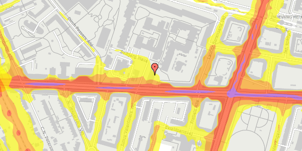 Trafikstøjkort på Solbjerg Have 2, st. 1, 2000 Frederiksberg