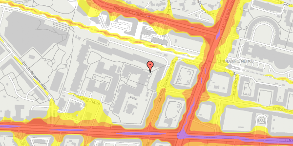 Trafikstøjkort på Solbjerg Have 26, 1. 4, 2000 Frederiksberg