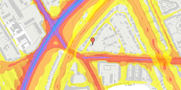 Trafikstøjkort på Ved Grænsen 53, 2000 Frederiksberg