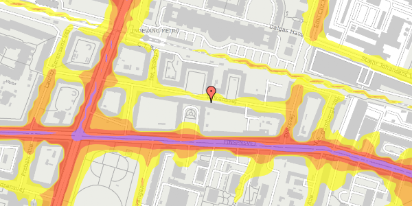 Trafikstøjkort på Wilkensvej 21, 1. th, 2000 Frederiksberg