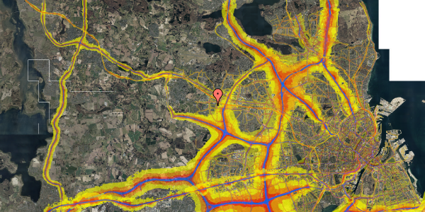 Trafikstøjkort på Ellegårdsvej 15, 2750 Ballerup