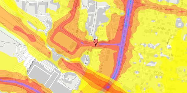 Trafikstøjkort på Linde Alle 2, 2. th, 2750 Ballerup