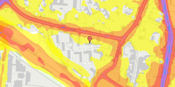 Trafikstøjkort på Præstevænget 11, 2. 211, 2750 Ballerup