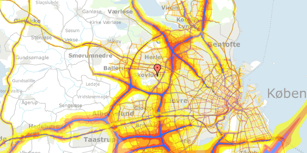 Trafikstøjkort på Almeengen 6, 2740 Skovlunde