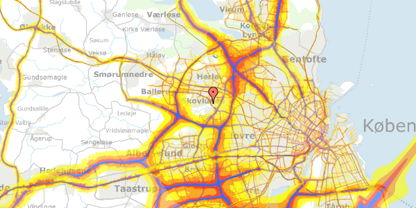 Trafikstøjkort på Almeengen 26, 2740 Skovlunde