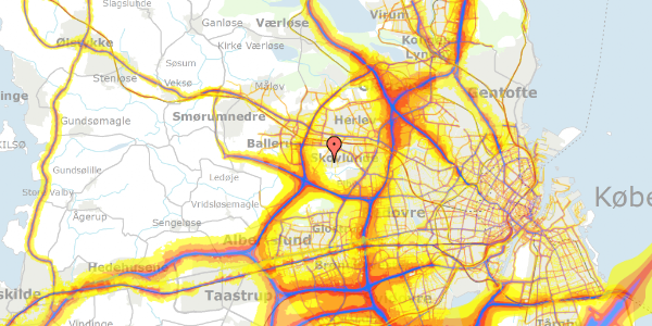 Trafikstøjkort på Askeengen 84, 2740 Skovlunde