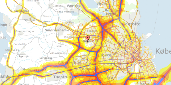 Trafikstøjkort på Askeengen 114, 2740 Skovlunde