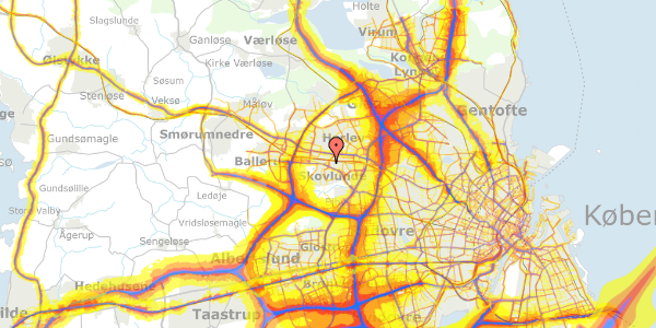 Trafikstøjkort på Blokhaven 17, 1. th, 2740 Skovlunde