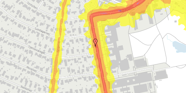 Trafikstøjkort på Ejbyvej 36, 2740 Skovlunde