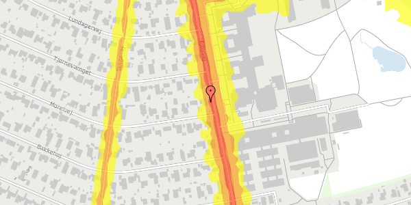 Trafikstøjkort på Ejbyvej 40, 2740 Skovlunde