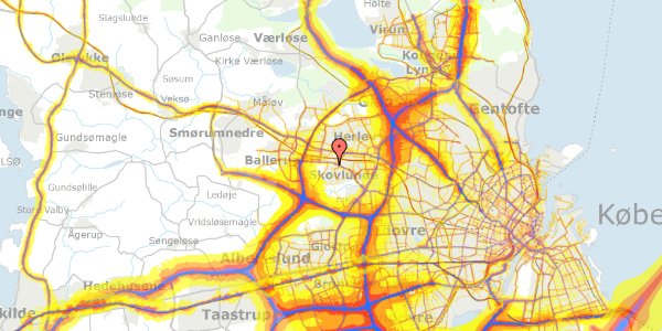 Trafikstøjkort på Gl.Skovlundevej 11A, 2740 Skovlunde