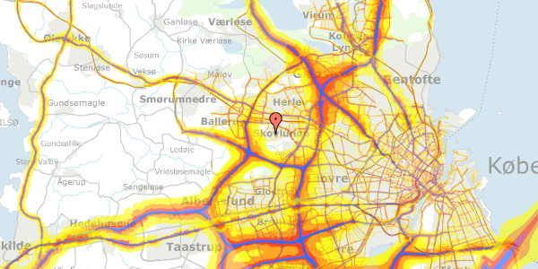 Trafikstøjkort på Hasselvej 42, 2740 Skovlunde