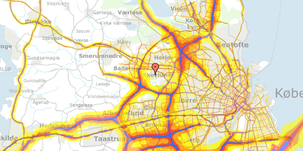 Trafikstøjkort på Hasselvej 48, 2740 Skovlunde