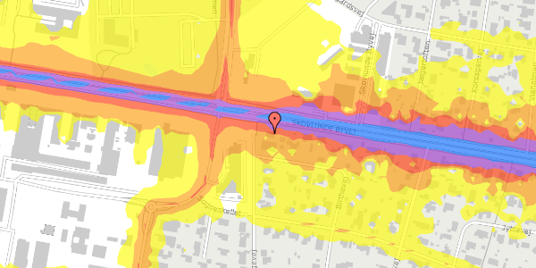 Trafikstøjkort på Ingevej 1, 2740 Skovlunde