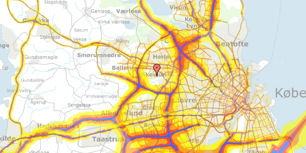 Trafikstøjkort på Kløvertoften 19, 2740 Skovlunde