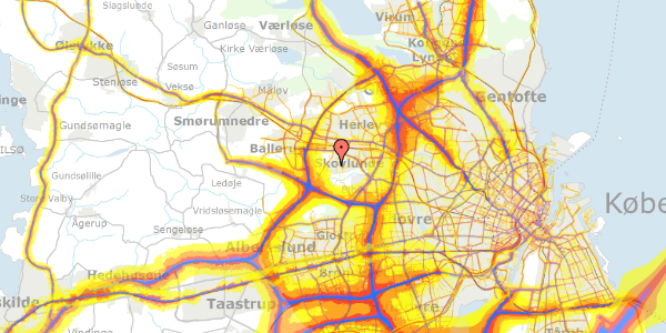 Trafikstøjkort på Kløvertoften 55, 2740 Skovlunde