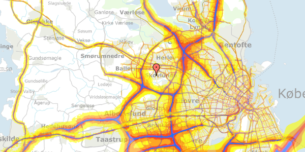 Trafikstøjkort på Kløvertoften 72, 2740 Skovlunde