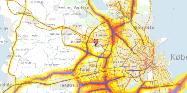 Trafikstøjkort på Kløvertoften 77, 2740 Skovlunde