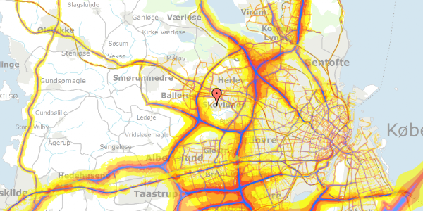 Trafikstøjkort på Kløvertoften 85, 2740 Skovlunde