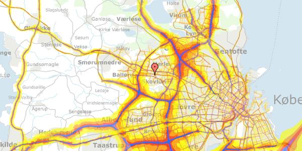 Trafikstøjkort på Lilletoften 49, 1. tv, 2740 Skovlunde