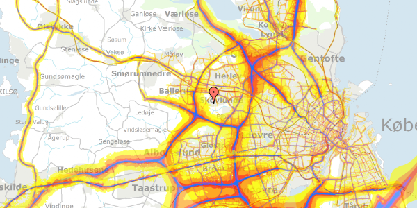 Trafikstøjkort på Lindeengen 55, 2740 Skovlunde