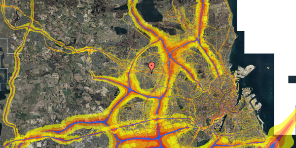 Trafikstøjkort på Lundebjerggårdsvej 122, 2. th, 2740 Skovlunde