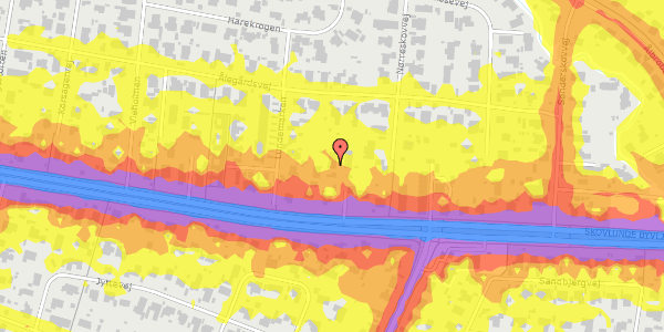 Trafikstøjkort på Skovlunde Byvej 46C, 2740 Skovlunde