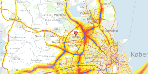 Trafikstøjkort på Stokholtbuen 15, . 8, 2730 Herlev