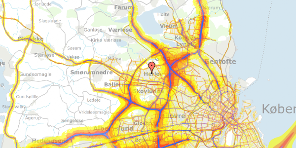 Trafikstøjkort på Stokholtbuen 19, . 3, 2730 Herlev