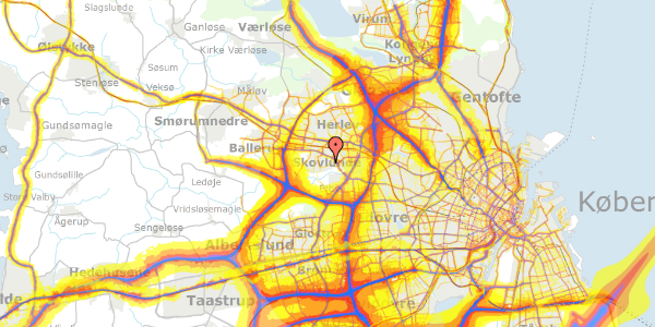 Trafikstøjkort på Ståbyvej 18, 2740 Skovlunde