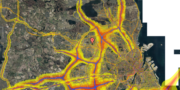 Trafikstøjkort på Sønderskovvej 16, 2740 Skovlunde