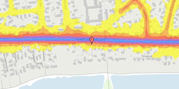 Trafikstøjkort på Gammel Køge Landevej 785C, 2660 Brøndby Strand