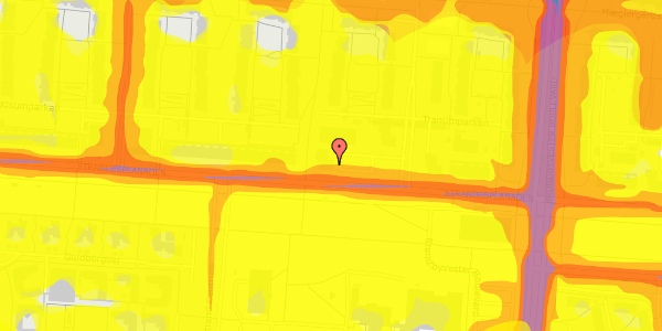 Trafikstøjkort på Tranumparken 7, 12. 4, 2660 Brøndby Strand