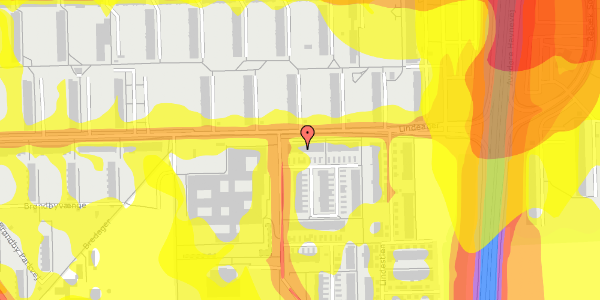 Trafikstøjkort på Ved Lindelund 5, 2605 Brøndby