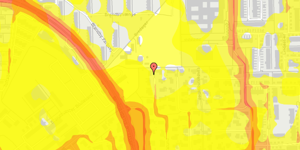 Trafikstøjkort på Ved Lindelund 168, 2605 Brøndby