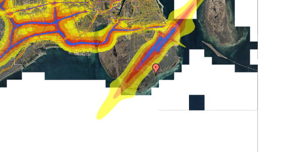 Trafikstøjkort på Ahornvej 18, 2791 Dragør