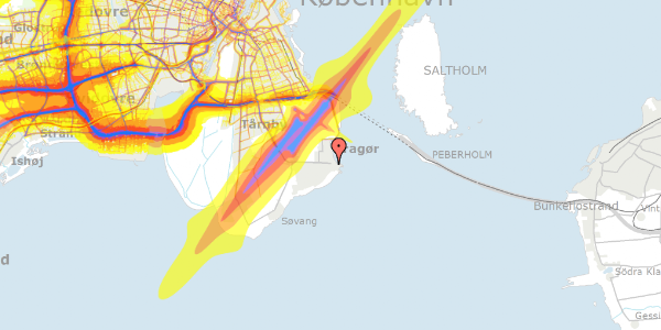 Trafikstøjkort på Nyby 5, 2791 Dragør