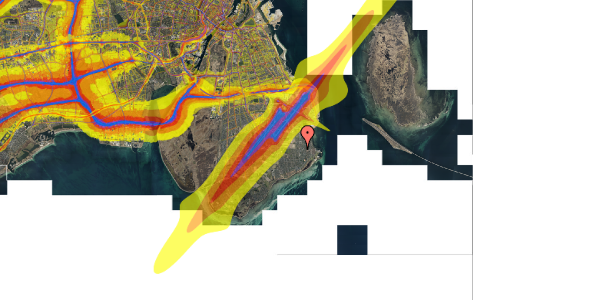 Trafikstøjkort på Schoutgården 9, 2791 Dragør