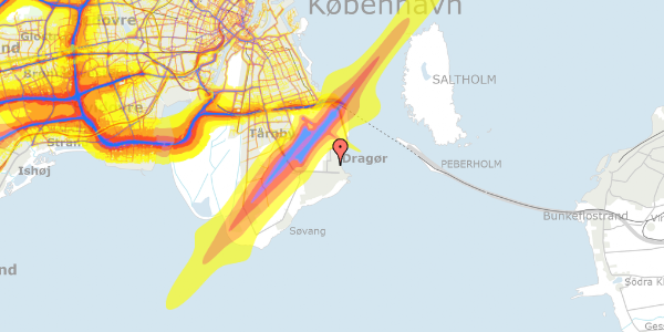 Trafikstøjkort på Skriverengen 3, 2791 Dragør