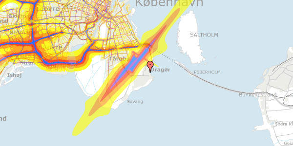 Trafikstøjkort på Skriverengen 11, 2791 Dragør