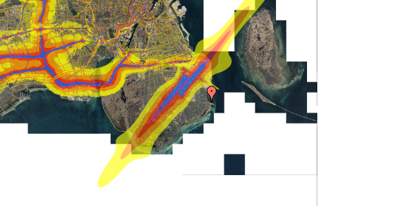 Trafikstøjkort på Vestgrønningen 12, 2. th, 2791 Dragør