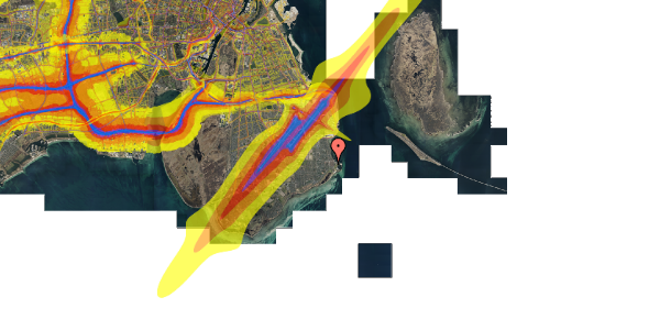 Trafikstøjkort på Vestgrønningen 38A, 1. th, 2791 Dragør