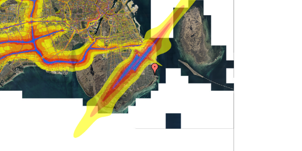 Trafikstøjkort på Wiedergården 1B, st. , 2791 Dragør