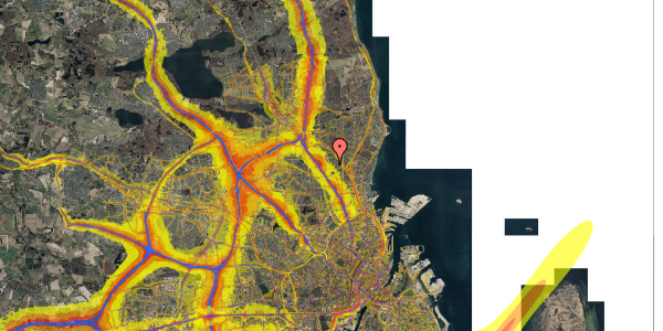 Trafikstøjkort på Baunegårdsvej 26, st. , 2820 Gentofte