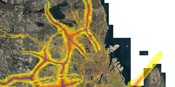 Trafikstøjkort på Plantevej 45, 3. th, 2870 Dyssegård