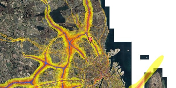 Trafikstøjkort på Vangedevej 154B, 2. th, 2870 Dyssegård