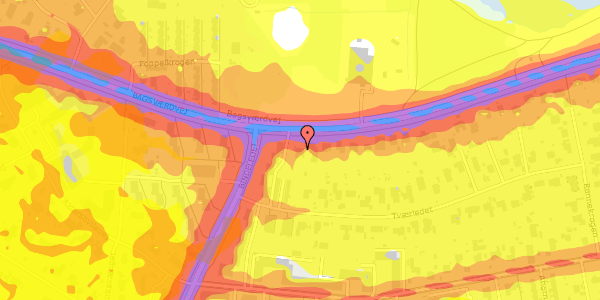 Trafikstøjkort på Bagsværdvej 209, 1. , 2880 Bagsværd