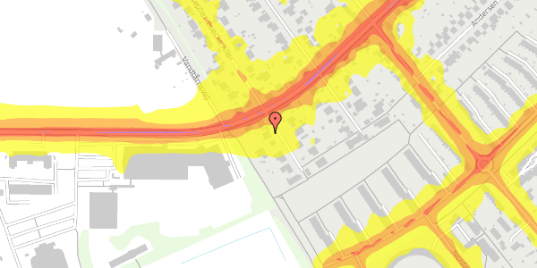 Trafikstøjkort på Christopher Boecks Alle 91, 2860 Søborg