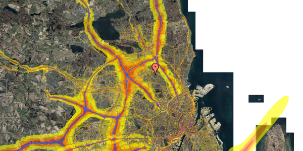 Trafikstøjkort på Digtergangen 5, 2. tv, 2860 Søborg