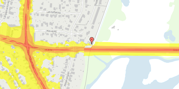 Trafikstøjkort på Grønnemose Alle 48, 2860 Søborg